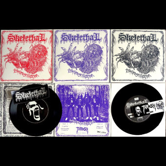 SKELETHAL Transmogrification 7"EP PURPLE COVER , PRE-ORDER [VINYL 7"]
